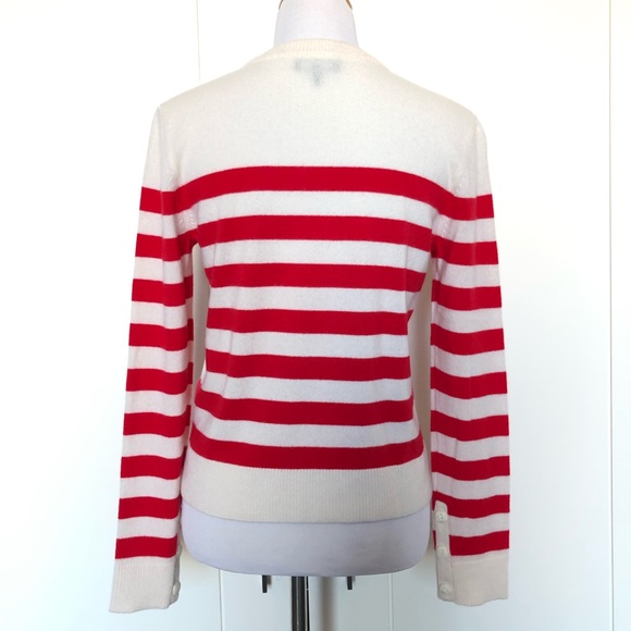 Rag & Bone Cashmere Red stripe sweater - Picture 5 of 5